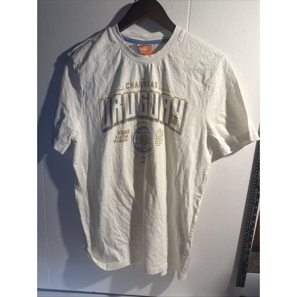 Puma Uruguay Soccer T-Shirt BNWT Los Charruas Rumbo A‎ La Coma Del Mundo Archive